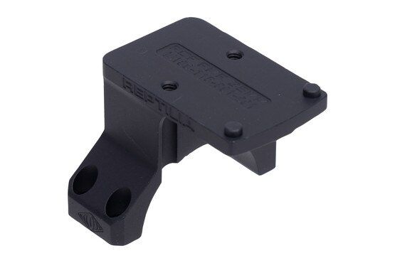 Reptilia Corp ROF-90 replaces the top ring of your 35mm Geissele Super Precision scope mount with a Trijicon RMR mount, Black finish.